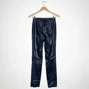 Jason WU Faux Leather Straight Leg Pants Size Small